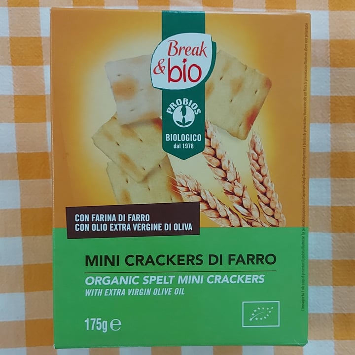 photo of Probios Mini crackers di farro shared by @rosidb on  27 Feb 2023 - review