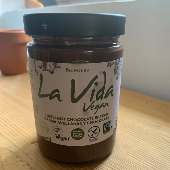 photo of Brinkers La Vida Vegan Crema de Avellanas y Chocolate shared by @viroliveira on  11 Jul 2023 - review