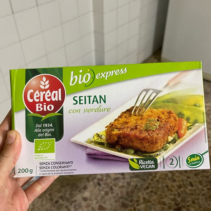 photo of Céréal Bio Seitan con verdure shared by @vegpercaso on  08 Aug 2023 - review