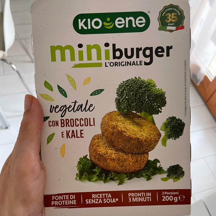 photo of Kioene Mini Burger Broccoli & Kale shared by @pomeziajones on  12 Jul 2023 - review