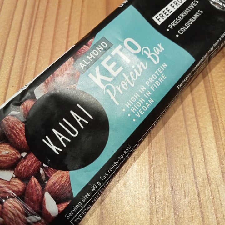 photo of Kauai Almond Keto Protein Bar shared by @ntct on  23 Dec 2022 - review