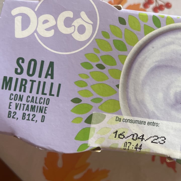 photo of Bio Decò Yogurt Soia Mirtilli shared by @llala81 on  06 Apr 2023 - review