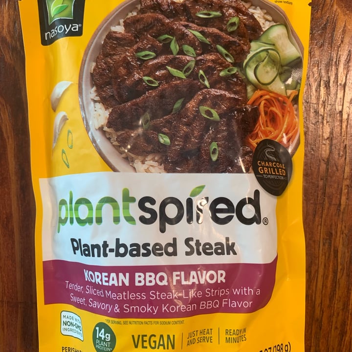 photo of Nasoya plantspired plant-based steak korean bbq flavor shared by @ruckus on  16 Apr 2023 - review