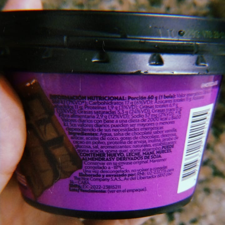 photo of NotCo Not Ice Cream sabor Chocolate Chips shared by @nanicuadern on  28 Feb 2023 - review