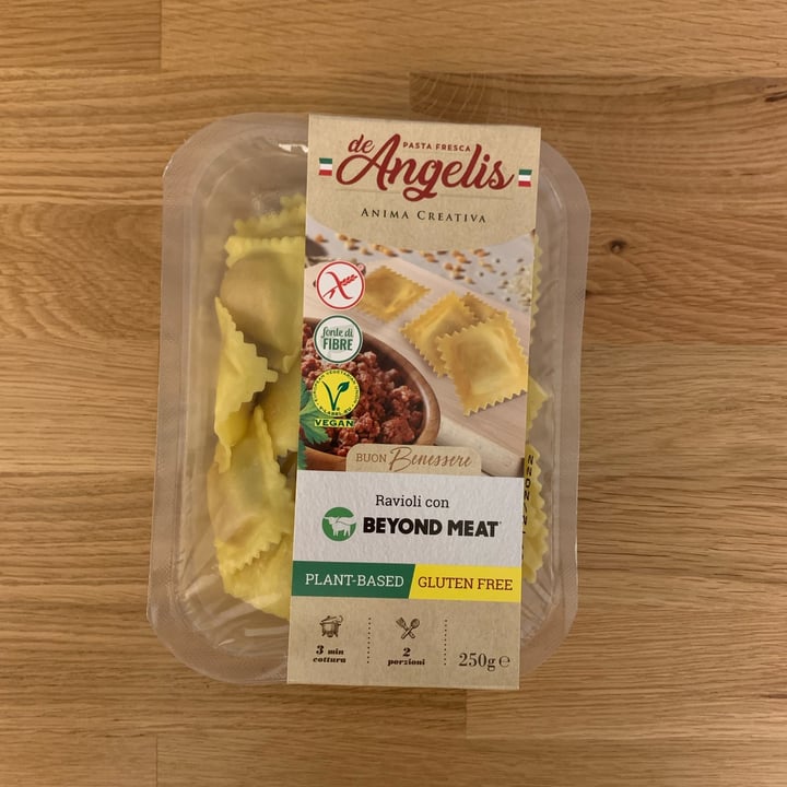 photo of De Angelis Pasta Fresca Ravioli con Beyond Meat shared by @vanessasinatra on  15 Jan 2023 - review