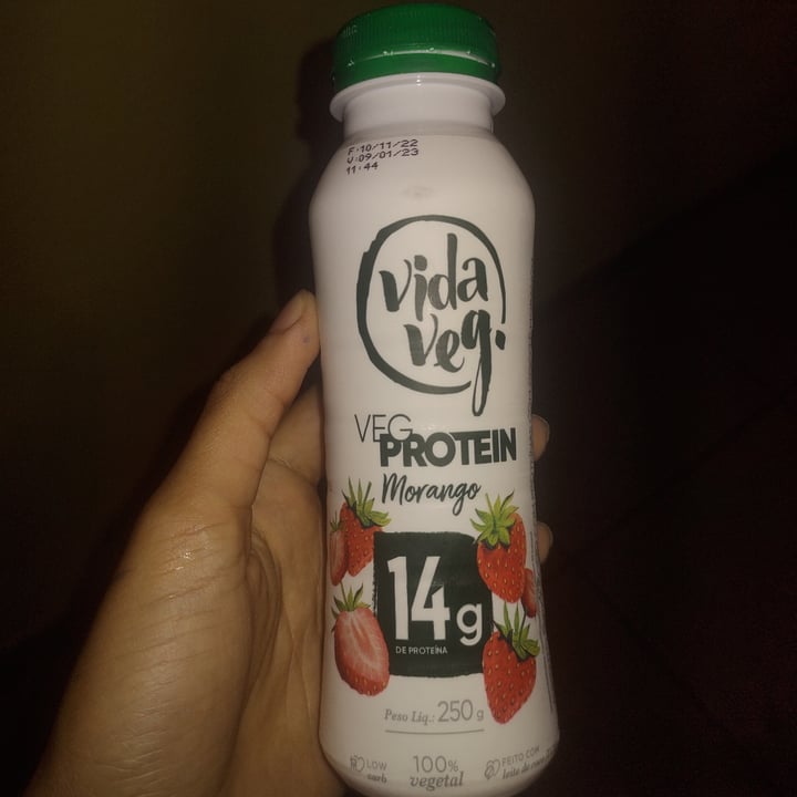 photo of Vida Veg Bebida Veg Protein Morango shared by @lindachristi on  05 Jan 2023 - review