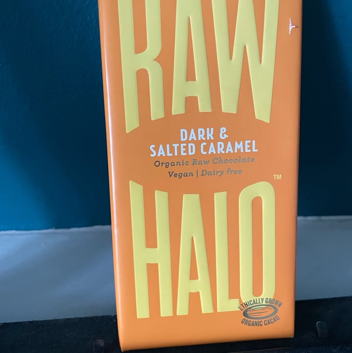 photo of Raw Halo Dark & Salted Caramel Organic Raw Chocolate shared by @lunaros on  15 Jul 2023 - review