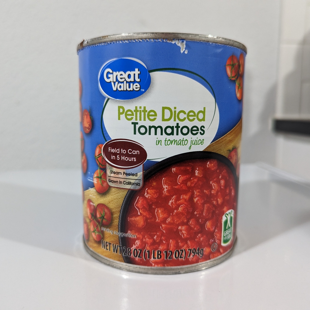 Great Value Petite Diced Tomatoes in Tomato Juice Reviews abillion