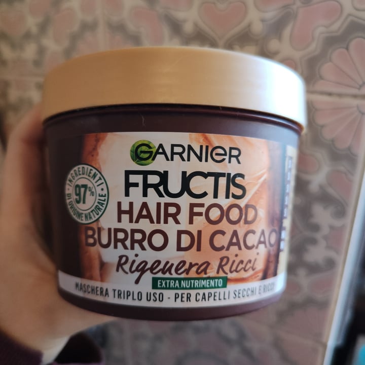 photo of Garnier 3 in 1 hair food burro di cacao shared by @queeervegan on  03 Apr 2023 - review