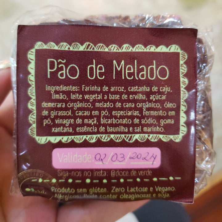 photo of Doce de Verde Pão de Melado shared by @scs on  02 Mar 2023 - review