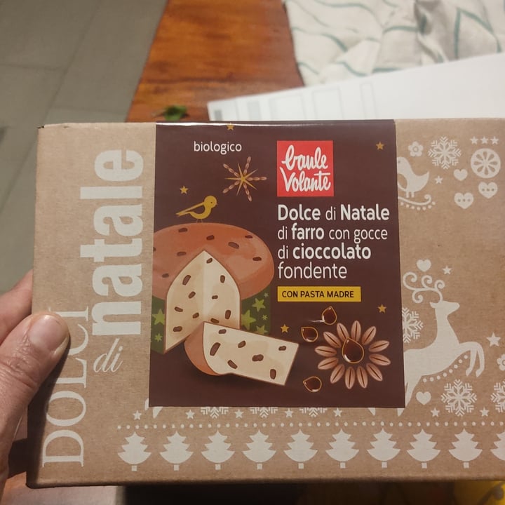 photo of Baule volante Dolce di Natale al farro con gocce di cioccolato fondente shared by @marghemarghe on  24 Jan 2023 - review