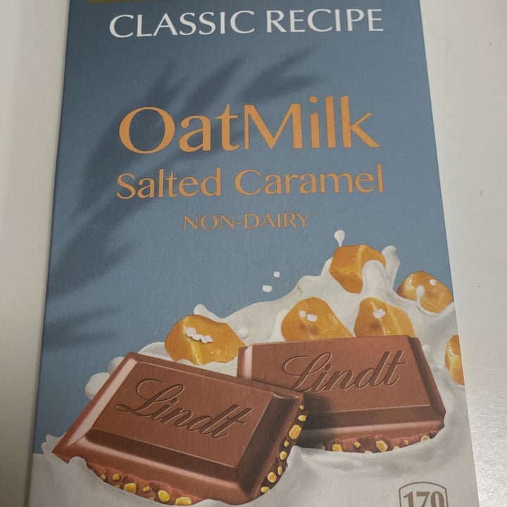 photo of Lindt Lindt Classic Recipe Oat Milk Salted Caramel Bar shared by @tarva on  20 Jun 2023 - review