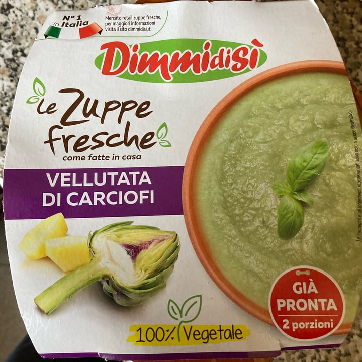 photo of Dimmidisi Vellutata di carciofi shared by @giuliacantamessi on  27 Apr 2023 - review