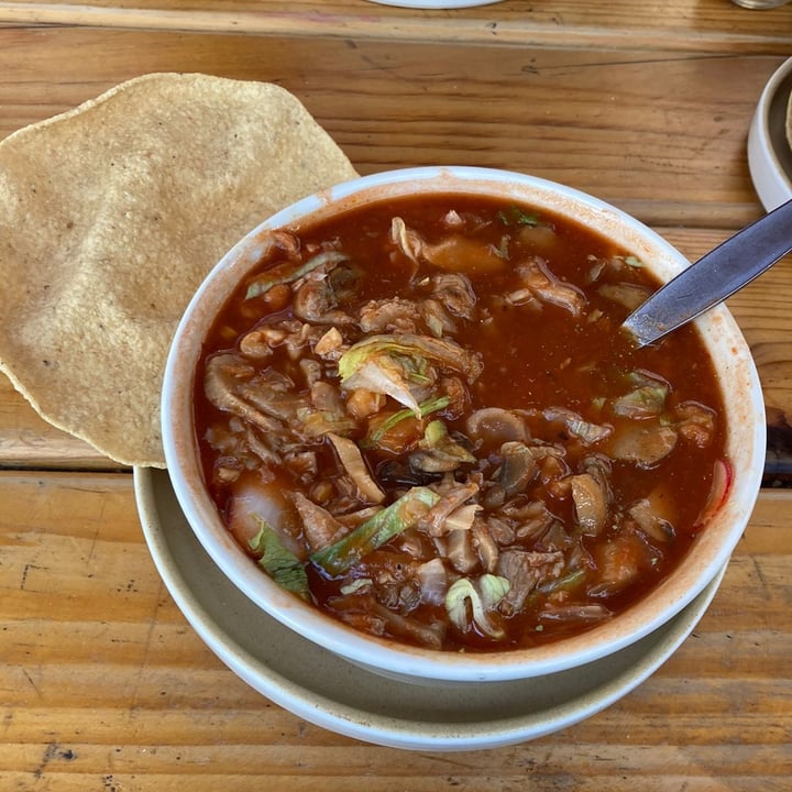 photo of VegeTaco Pozole mixto de setas y hongos shared by @laisabel on  16 Aug 2023 - review