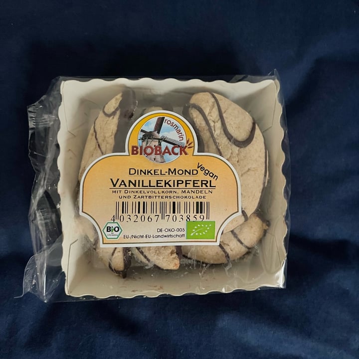 photo of Bioback Vanillekipferl shared by @imjustsabri on  14 Jan 2023 - review