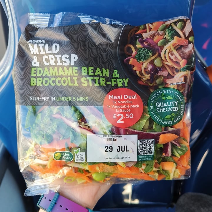 ASDA Mild & Crisp Edamame Bean & Broccoli StirFry Review abillion