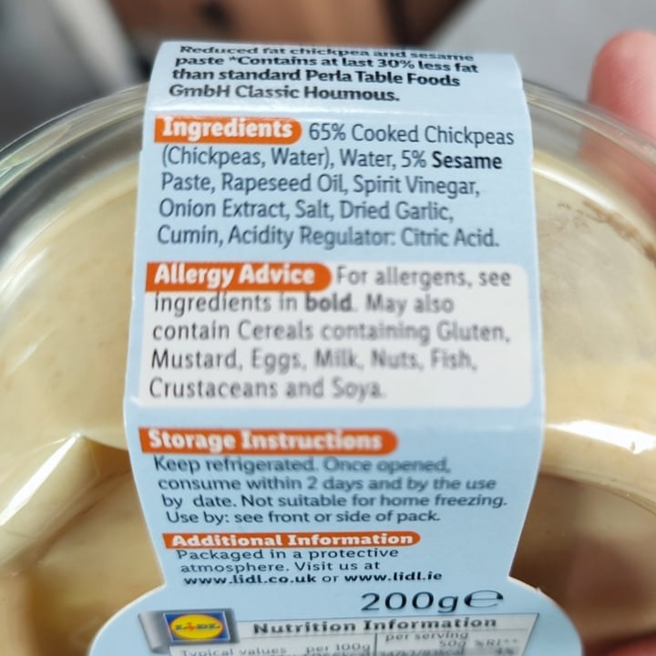 photo of Meadow Fresh Reduced Fat Houmous shared by @monica86 on  10 May 2023 - review