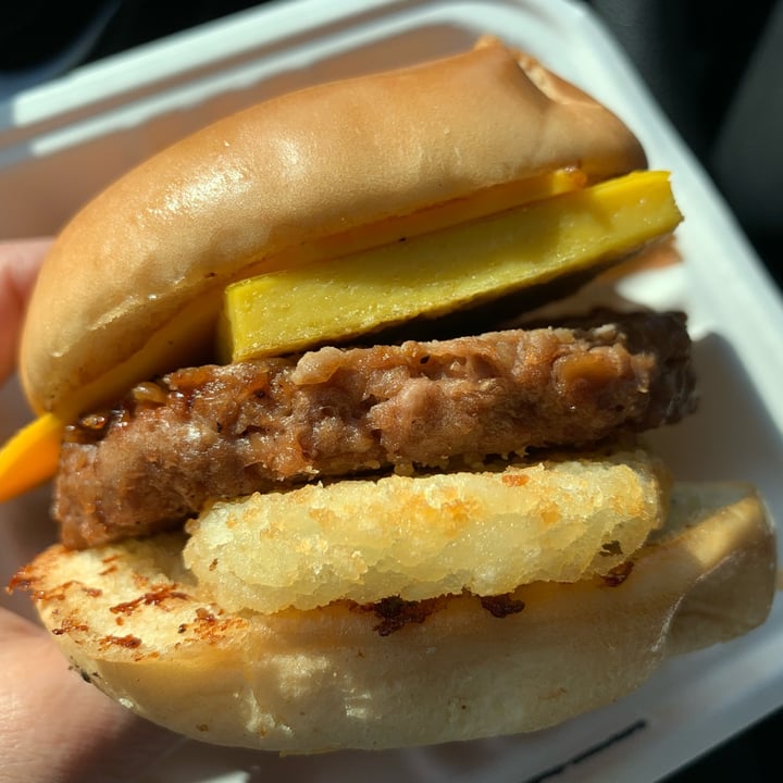 photo of Soulshine Vegan Café Hangover Burger shared by @allhess on  15 Jul 2023 - review