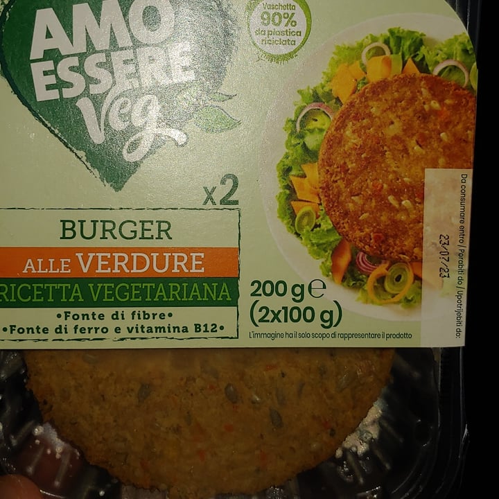 photo of Amo Essere Veg burger alle verdure shared by @petro206 on  20 Jul 2023 - review