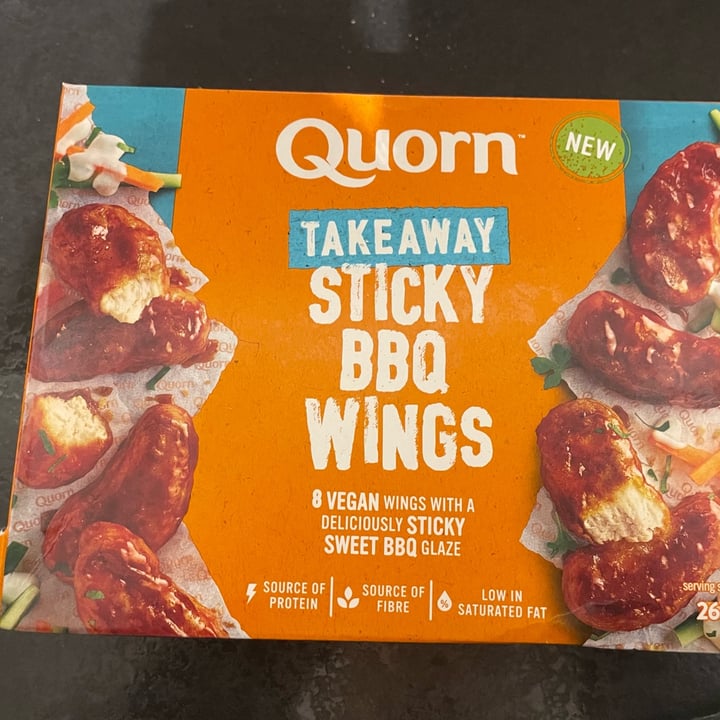 photo of Quorn Takeaway Sticky BBQ Wings shared by @hayley83 on  16 Jan 2023 - review