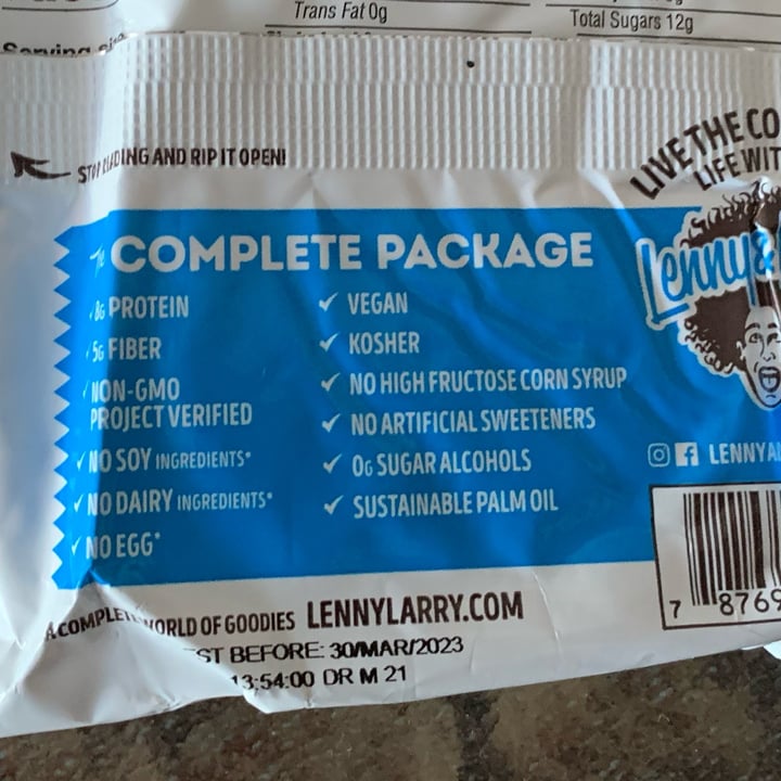 photo of Lenny & Larry’s The Complete Cookie Chocolate Chip shared by @louisg on  18 Jan 2023 - review