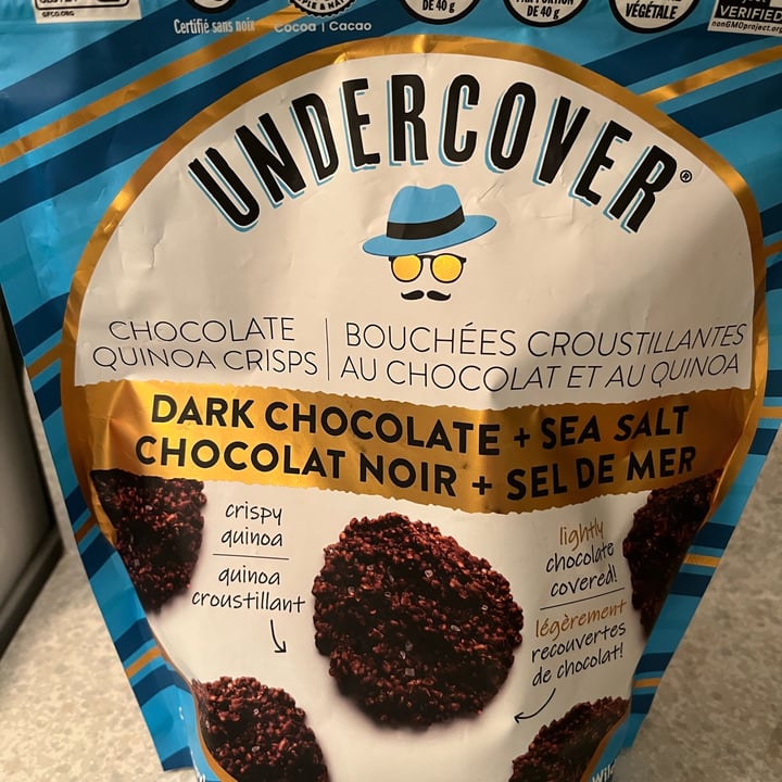 photo of Undercover Dark Chocolate & Sea Salt Crispy Quinoa shared by @elisaz on  08 Jan 2023 - review