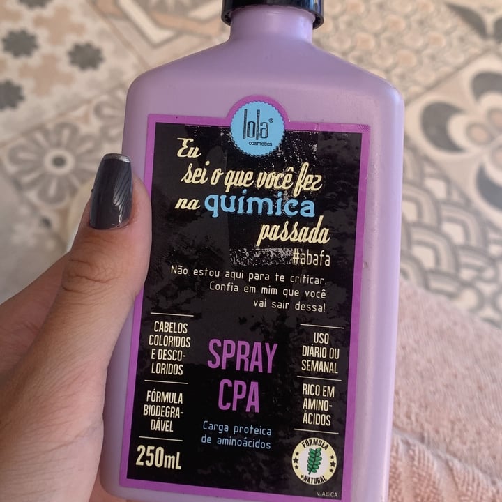 photo of Lola Cosmetics Spray CPA Eu Sei O Que você Fez Na Química Passada shared by @claaara on  13 May 2023 - review