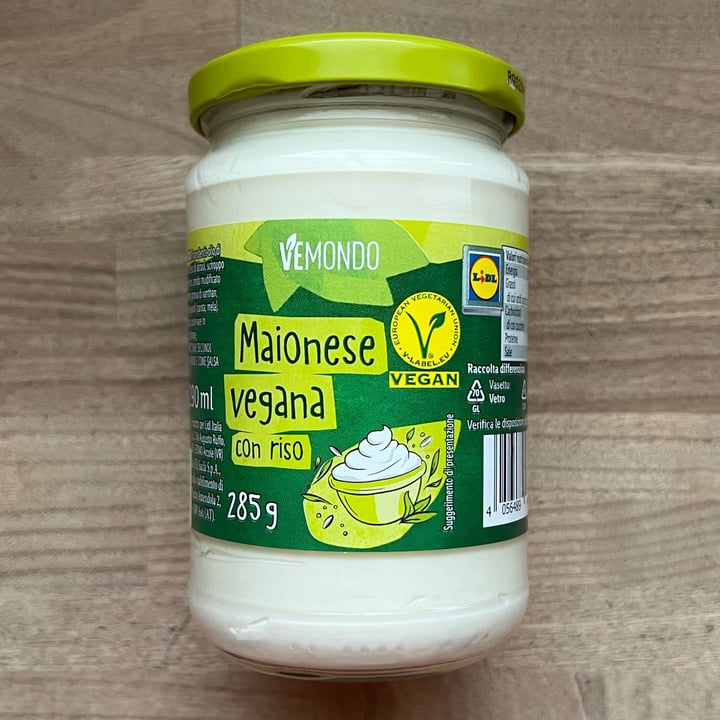 photo of Vemondo Maionese vegana con riso shared by @alessiof91 on  20 May 2023 - review
