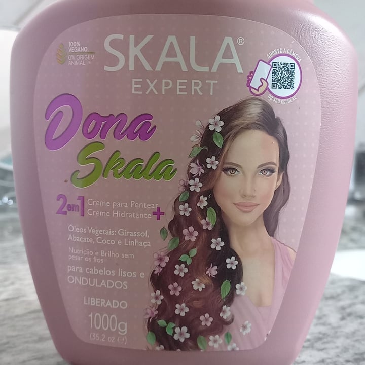 photo of Skala Dona Skala 2 em 1 creme para pentear e hidratante shared by @janainabordinhao on  03 Apr 2023 - review
