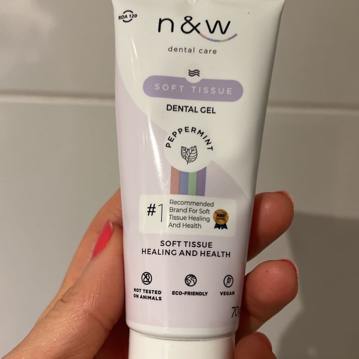 photo of N&W Dental Care Gel Dental Soft Tissue Peppermint shared by @georginamustafa on  12 May 2023 - review