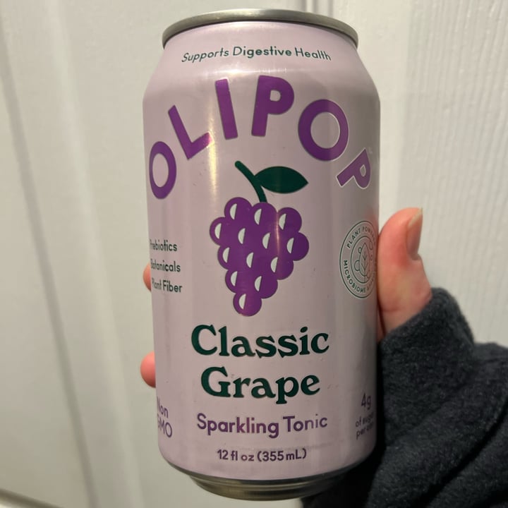 photo of OLIPOP Classic Grape shared by @ksvegan17 on  31 Mar 2023 - review