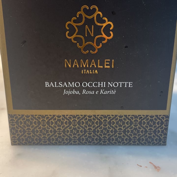 photo of Namalei Italia Balsamo occhi notte shared by @fedyfedy on  01 Feb 2023 - review