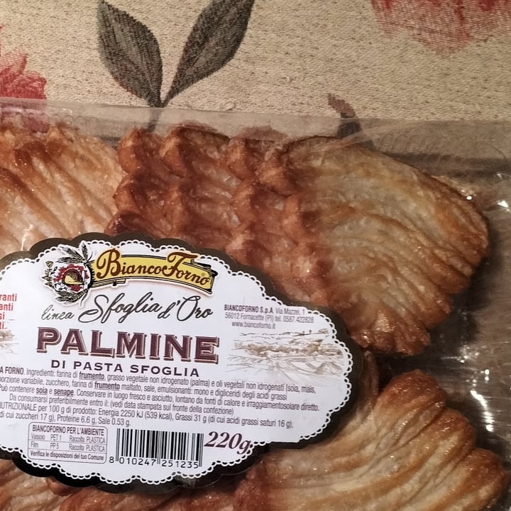 photo of BiancoForno  Palmine di pasta sfoglia shared by @filippo45 on  06 Feb 2023 - review