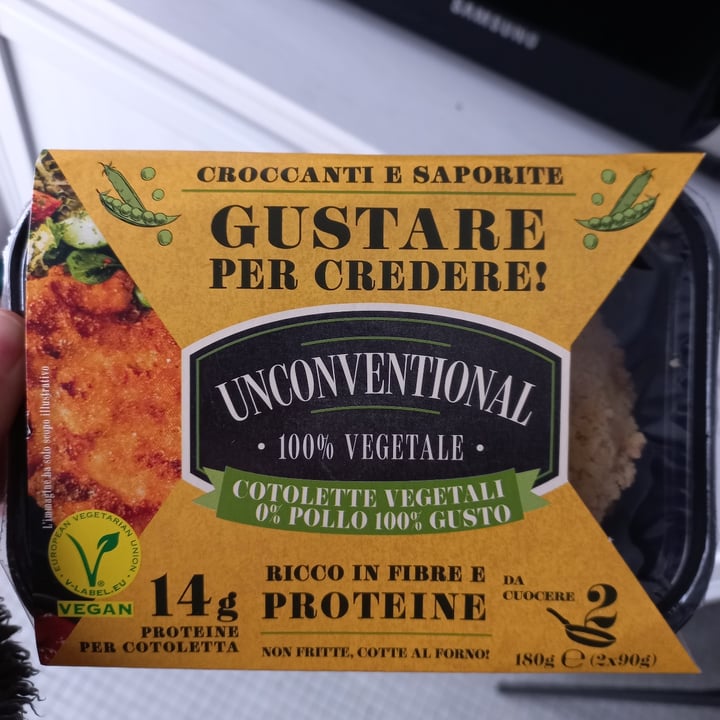 photo of Unconventional Cotolette Vegetali 0% Pollo 100% Gusto shared by @klesta on  28 Jan 2023 - review