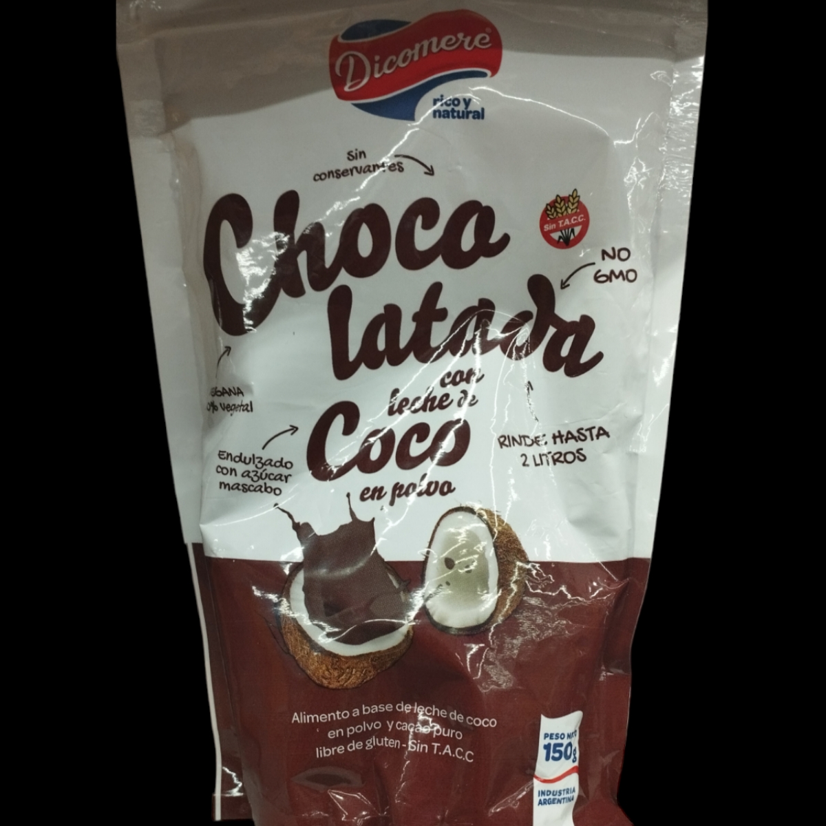 Chocolatada Con Leche De Coco En Polvo Vegana Dicomere 150 Gr - Disco