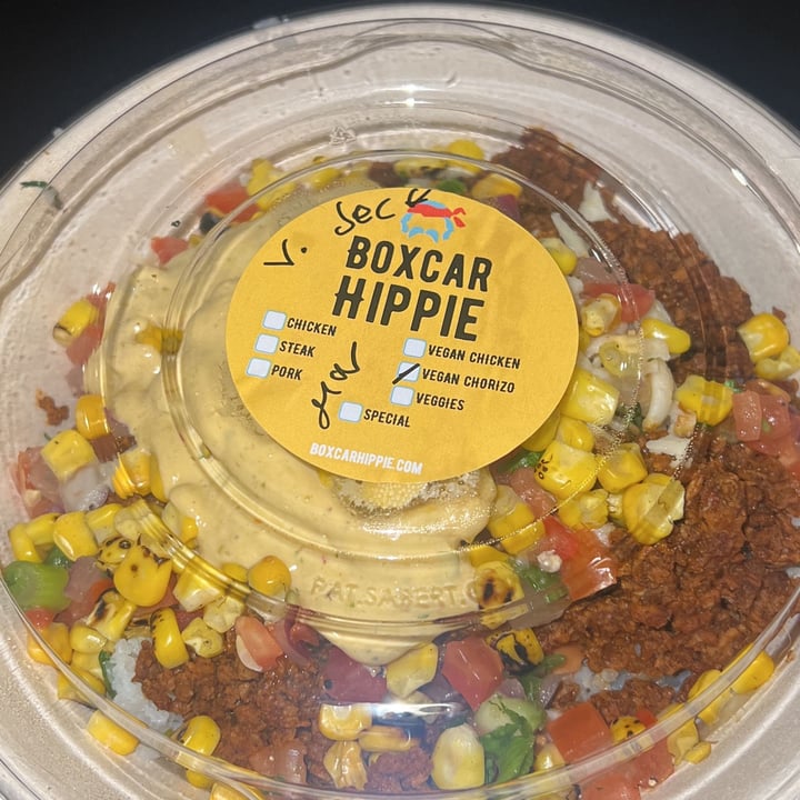 photo of Boxcar Hippie Vegan Chorizo + Maui Waui Sauce + Vegan Cheese shared by @nursevegan on  21 Apr 2023 - review