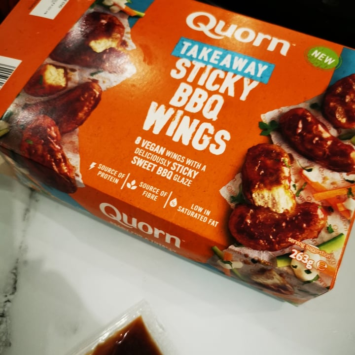 photo of Quorn Takeaway Sticky BBQ Wings shared by @kimalexis1981 on  15 Mar 2023 - review