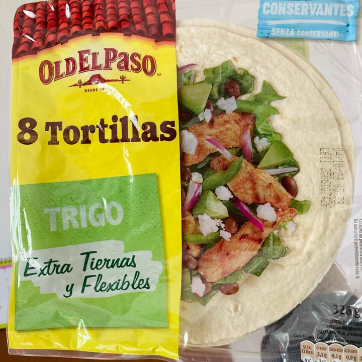 photo of Old El Paso 8 tortillas trigo shared by @gattaviola on  08 Mar 2023 - review
