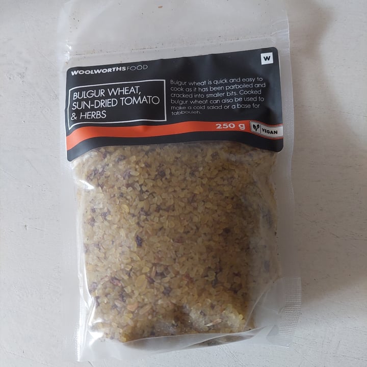 photo of Woolworths Food Bulgur Wheat, Sundried Tomatoes and Herbs shared by @hippiegirl on  04 Mar 2023 - review