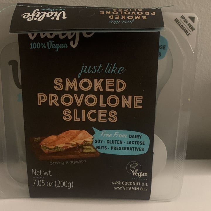 photo of Violife Smoked Provolone Slices shared by @sustainablesam on  29 Apr 2023 - review