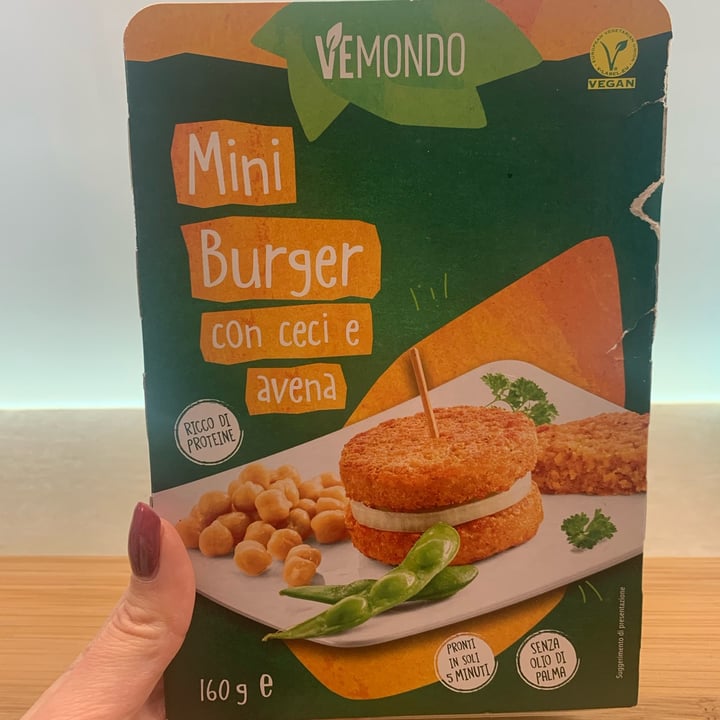 photo of Vemondo Mini Burger Con Ceci e Avena shared by @carola9 on  03 May 2023 - review