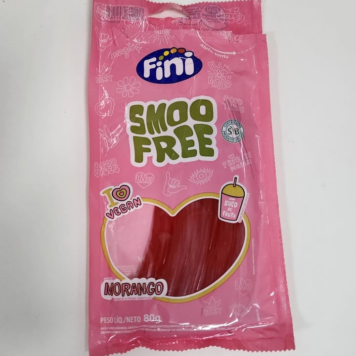 photo of Fini Smoo Free Morango shared by @patimurno on  04 Feb 2023 - review