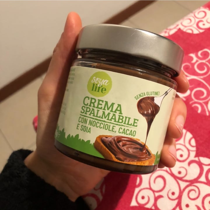 photo of Soya life Crema spalmabile con Nocciole, Cacao e Soia shared by @frappa on  04 Apr 2023 - review