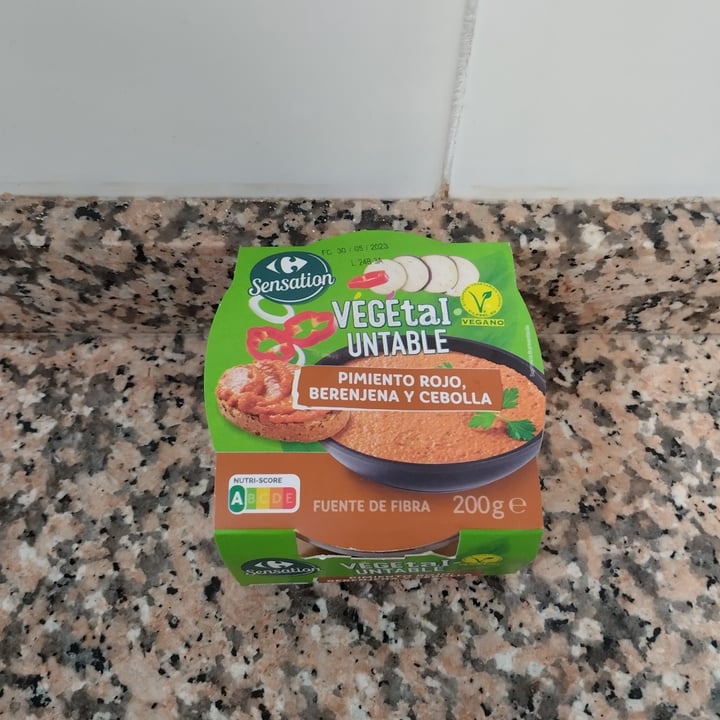 photo of Carrefour Sensation vegetal untable shared by @sam911bee on  13 Apr 2023 - review