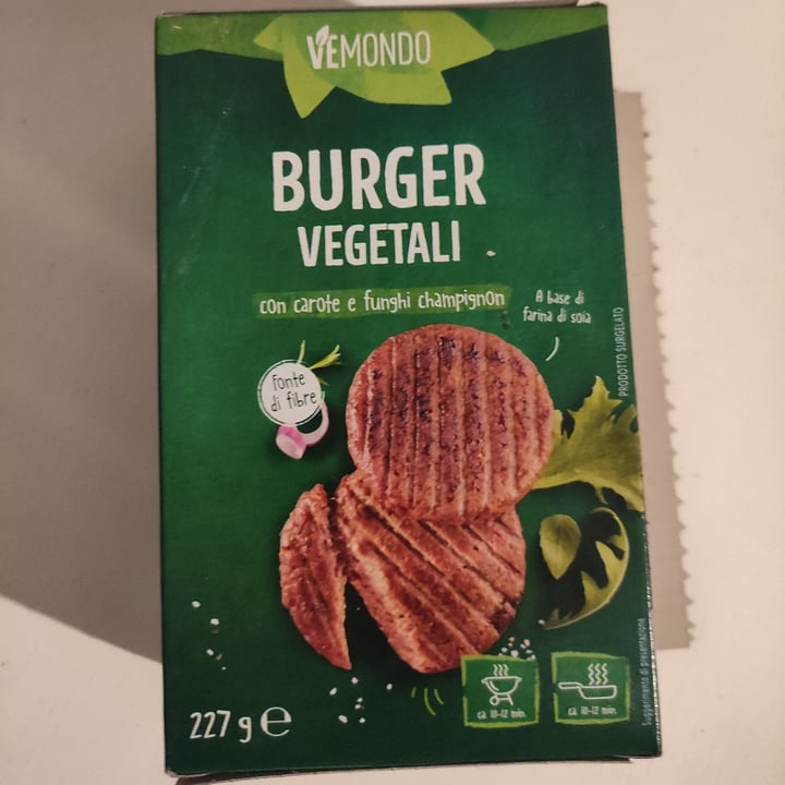 photo of Vemondo 2 Burger con carote e funghi champignon shared by @claveg on  28 Jan 2023 - review