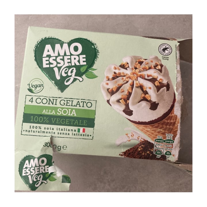 photo of Amo Essere Veg 4 coni gelato alla soia shared by @alailaria on  24 Jul 2023 - review
