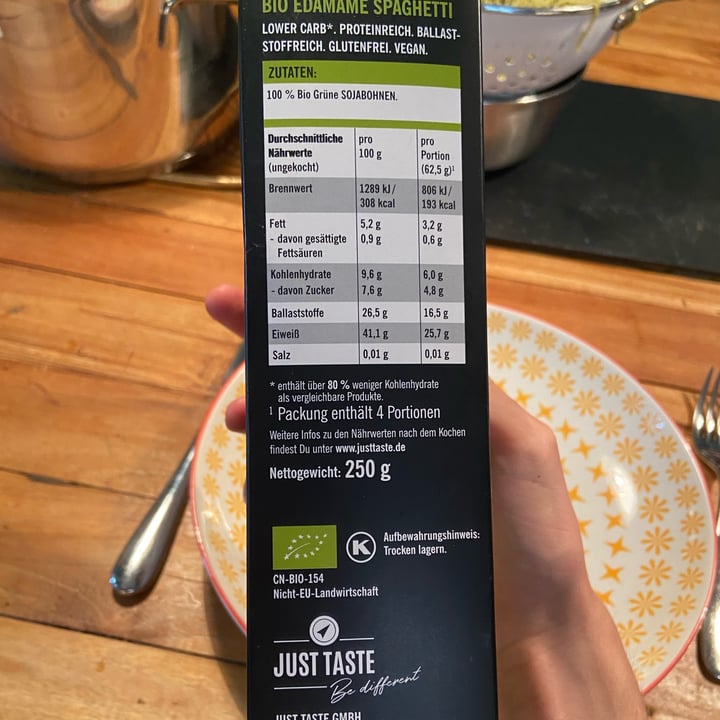 photo of Just taste Edamame Spagetti shared by @conhambrelias on  26 Jul 2023 - review