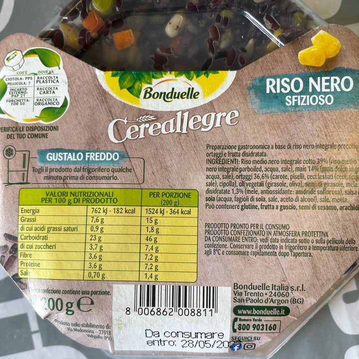 photo of Bonduelle Cereallegre shared by @flamy on  23 May 2023 - review