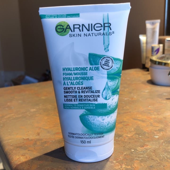 photo of Garnier hyaluronic aloe foam face wash shared by @biztheresa on  31 Mar 2023 - review