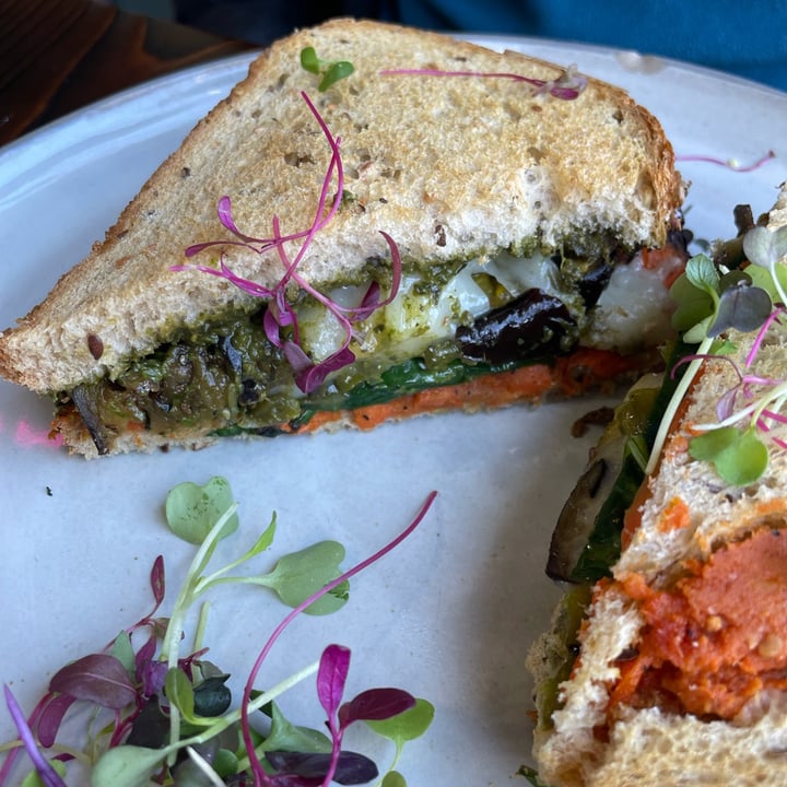 photo of Barely Vegans veggie sandwich shared by @veganfoodcrazy on  30 Apr 2023 - review